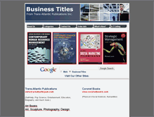 Tablet Screenshot of businesstitles.com